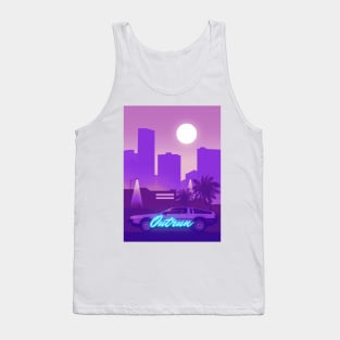 Outrun neon retro 80s Tank Top